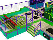 Батутный комплекс 300 м2 Sky zone Фото 1