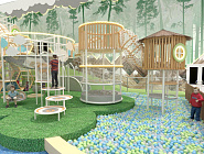 Детский центр в эко-стиле  500 м2 "Лесная деревня" Фото 3
