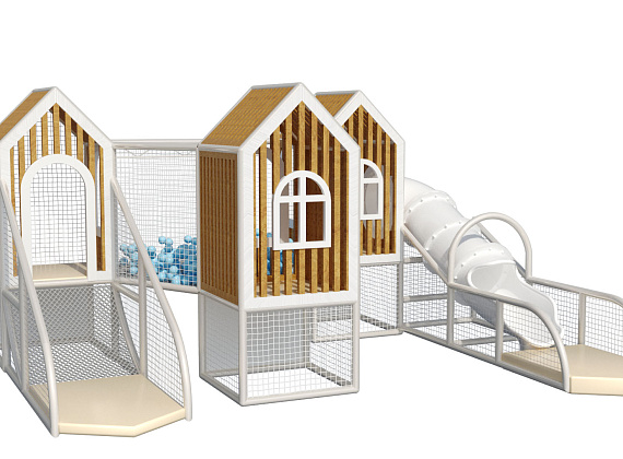 Детский игровой лабиринт Эко-домики Фото 2