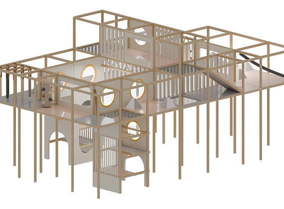 Детский игровой лабиринт для ЖК «Башня веселья» Фото 5