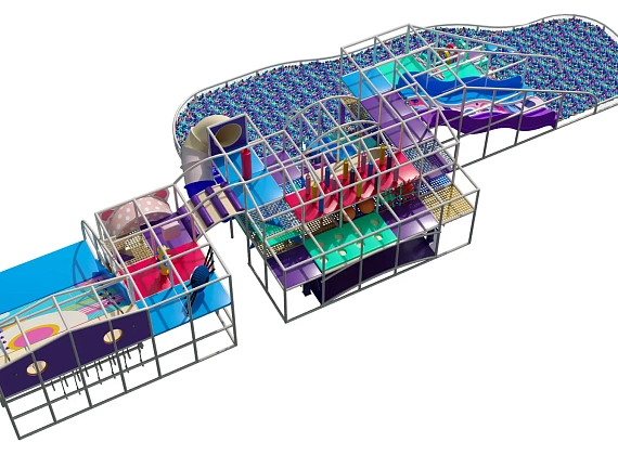 Детский игровой лабиринт «Сияние Игр» Фото 1
