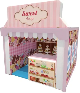 Мягкий игровой домик «Магазин сладостей»