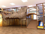 Детский игровой лабиринт Пиратский корабль
