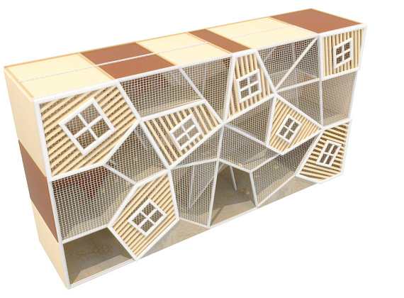 Детский игровой лабиринт для ЖК «Перевернутый город» Фото 6