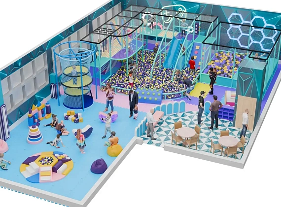 Детский игровой лабиринт «Леденцовая Планета» Фото 2