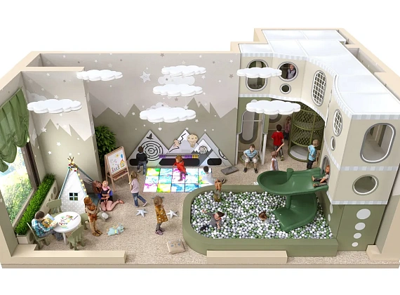 Детская игровая комната «Туманный лес»