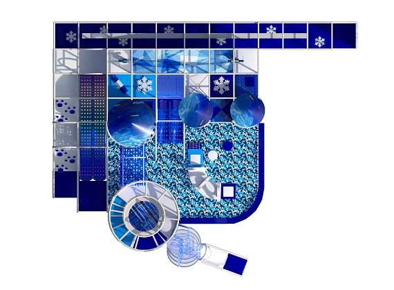 Детский игровой лабиринт «Снежные Башни» Фото 5