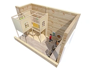 Детский игровой лабиринт для ресторана «Дом чудес»