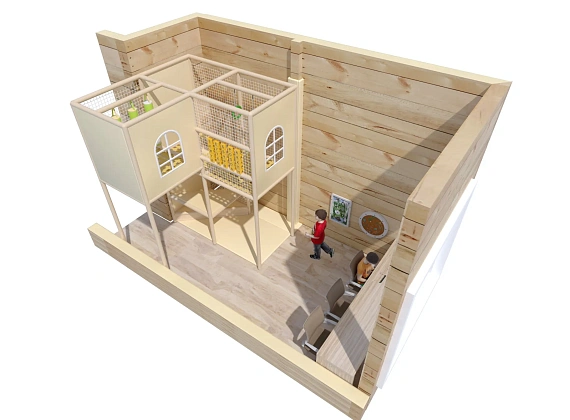 Детский игровой лабиринт для ресторана «Дом чудес»