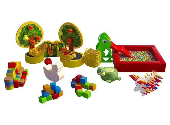 Комплект мягких модулей для детского центра «Джуси-Парк»