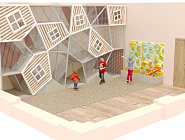 Детский игровой лабиринт для ЖК «Перевернутый город» Фото 2