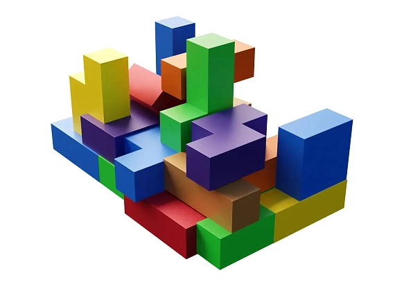 Мягкий модуль «Тетрис»