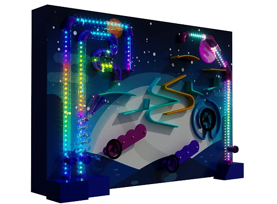 Интерактивная пневмостена «Звёзды» Фото 1