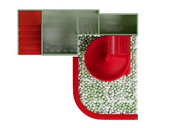 Детский игровой лабиринт для кафе «Городок» Фото 4