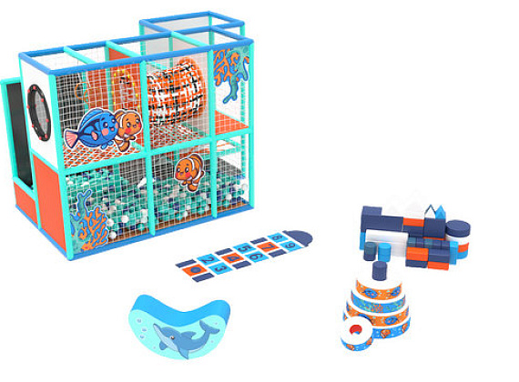 Детский игровой лабиринт  Морской  Фото 3