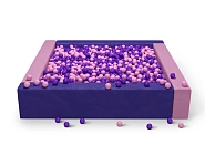 Cухой бассейн квадратный двухцветный «Йогурт»