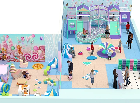 Детская игровая комната «Сахарная планета»