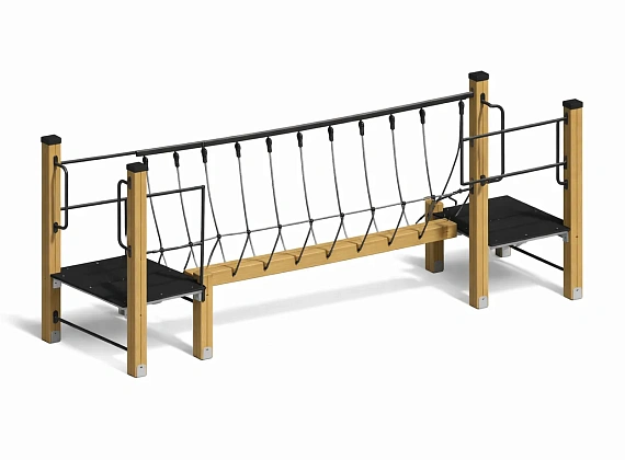 Подвесной мост «Бум-бревно»