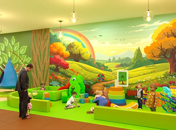 Игровая комната «На лужайке»