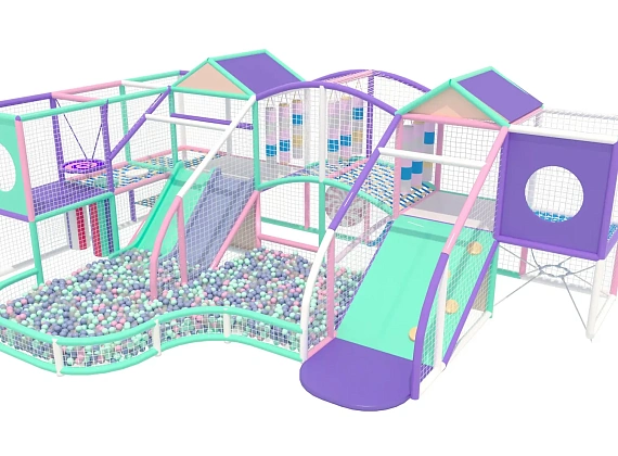 Детский игровой лабиринт «Сахарная Планета»