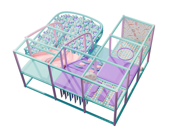 Детский игровой лабиринт Конфетка 2 Фото 4