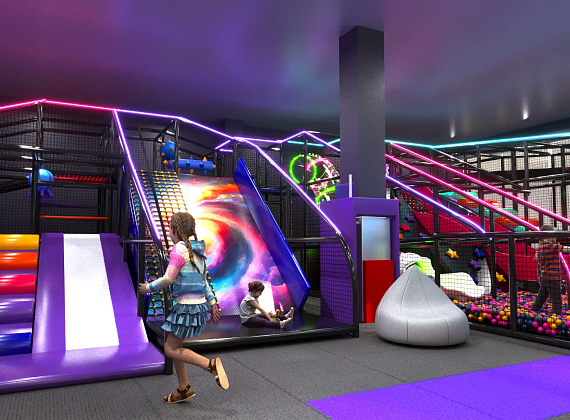 Детский центр «Звёздный Путь» c неоновой подсветкой Фото 6