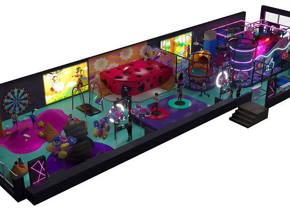 Детская игровая комната "Lilac" 250 м2