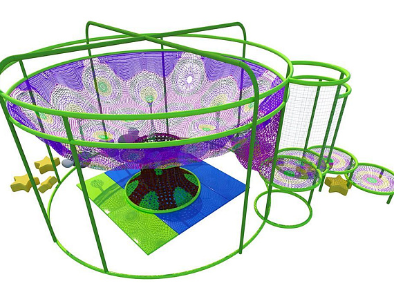 Вязаный лабиринт Дерево Звездный Фото 1