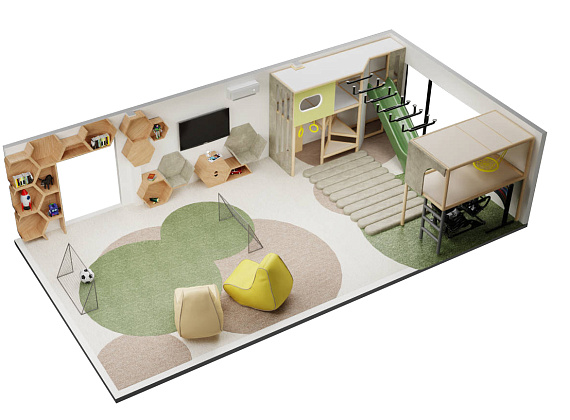 Детский игровой лабиринт для ЖК «Лесная станция»