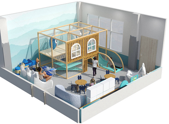 Детский игровой лабиринт для ЖК «Синее небо» Фото 2