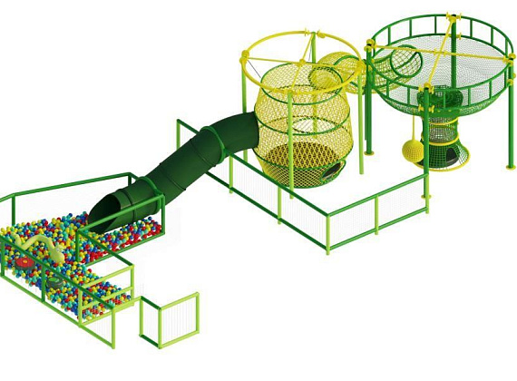 Вязаный комплекс Зеленый лес