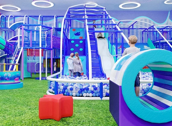 Детский игровой лабиринт «Кораллик» Фото 1