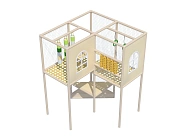 Детский игровой лабиринт для ресторана «Дом чудес» Фото 1