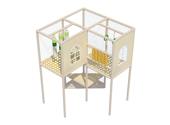 Детский игровой лабиринт для ресторана «Дом чудес» Фото 1