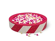 Сухой бассейн круглый с УФ печатью «Candy»