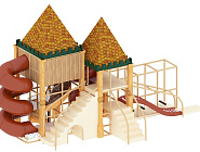 Детский игровой лабиринт Лесной Фото 1