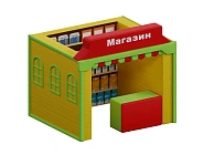 Мягкий игровой домик «Магазин» Фото 1