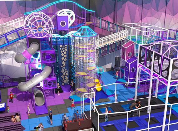 Детский игровой центр 750 м2 "Магический портал"  Фото 1