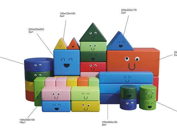 Мягкий конструктор №8 Фото 8