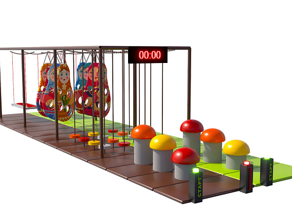 Ниндзя парк «Матрешки» Фото 1