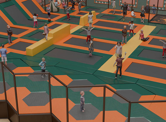 Батутный комплекс Батутория Фото 1