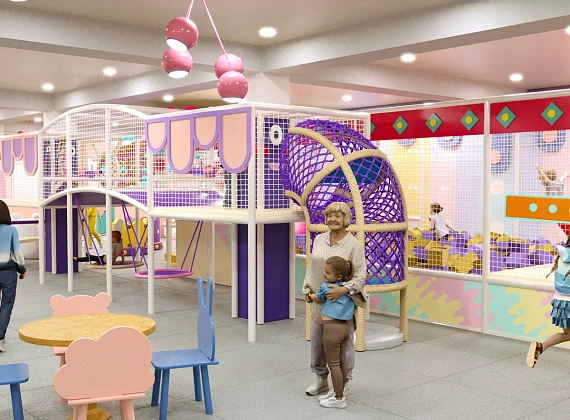 Детский развлекательный центр «Конфетти Парк» в стильном дизайне  Фото 5
