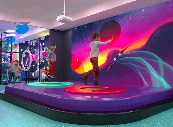 Детская игровая комната "Lilac" 250 м2 Фото 2