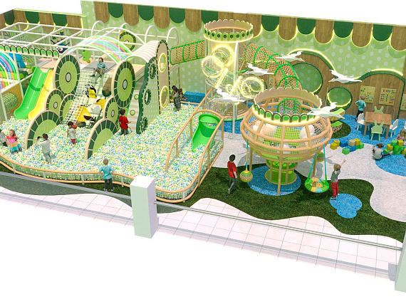 Детская игровая комната "Мохито" 200 м2