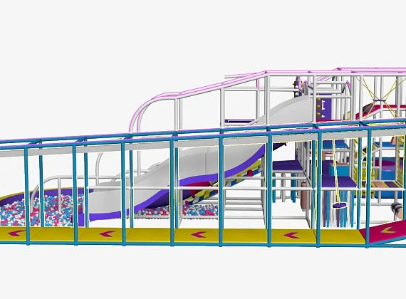 Детский игровой лабиринт «Pink Galaxy» Фото 6