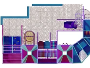 Детский игровой лабиринт «Неон Сити» Фото 5