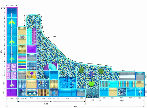 Детский игровой лабиринт «Кристалик» Фото 2
