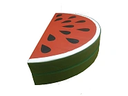 Мат круглый складной с аппликацией «Арбузная долька»