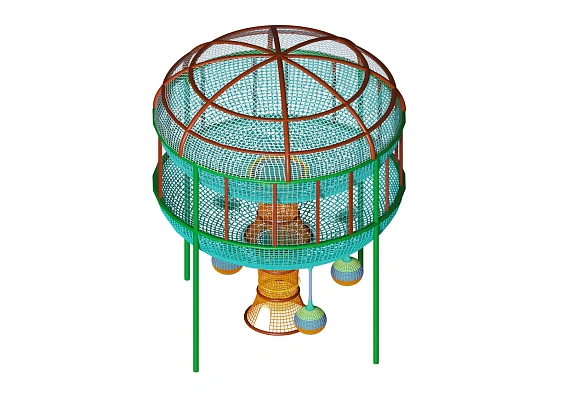 Плетеный игровой комплекс «Модус» Фото 1