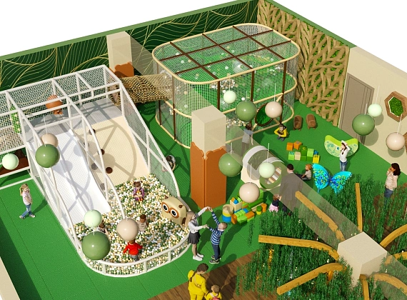 Детская игровая комната «Магический лес» Фото 1